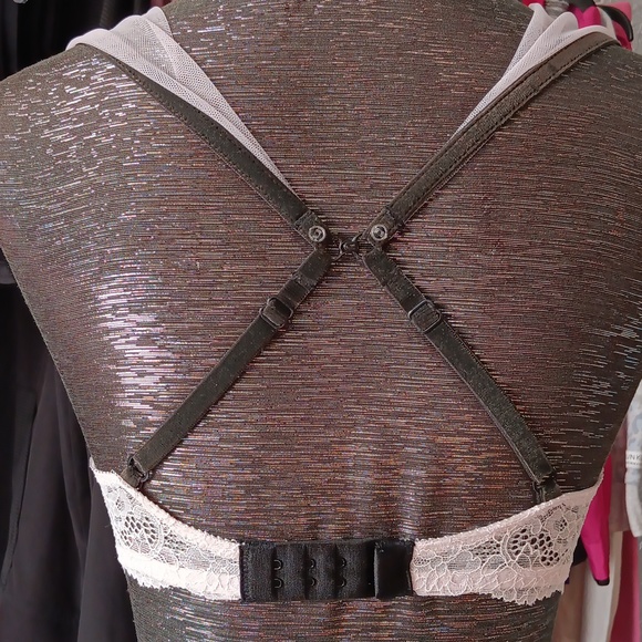 VICTORIA SECRET DREAM ANGELS LINED DEMI BRA 32D - Picture 3 of 15